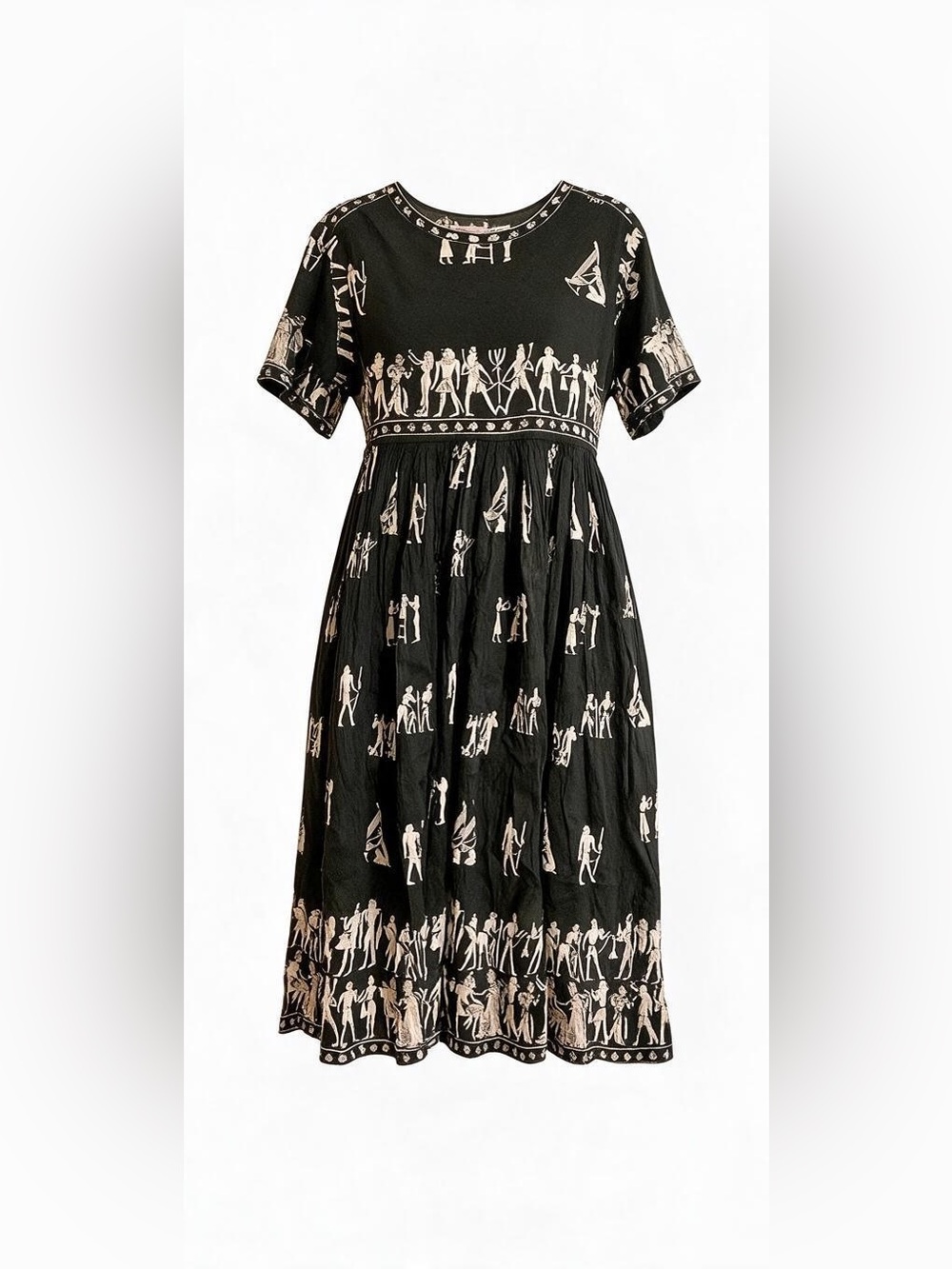 Woman Within Cotton Printed Maxi Dress Size Large NWT